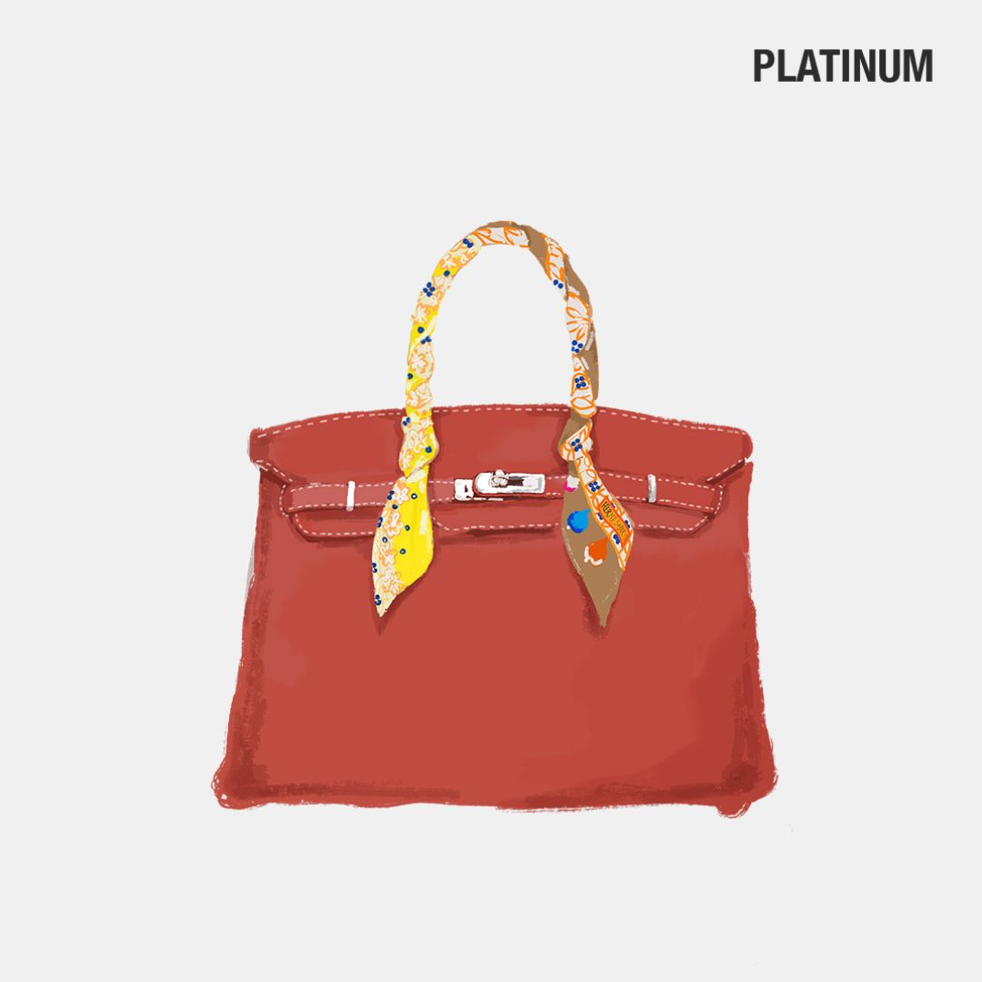 Contrast Stitch Togo Birkin Retourne 35 in Red with Silver Hardware