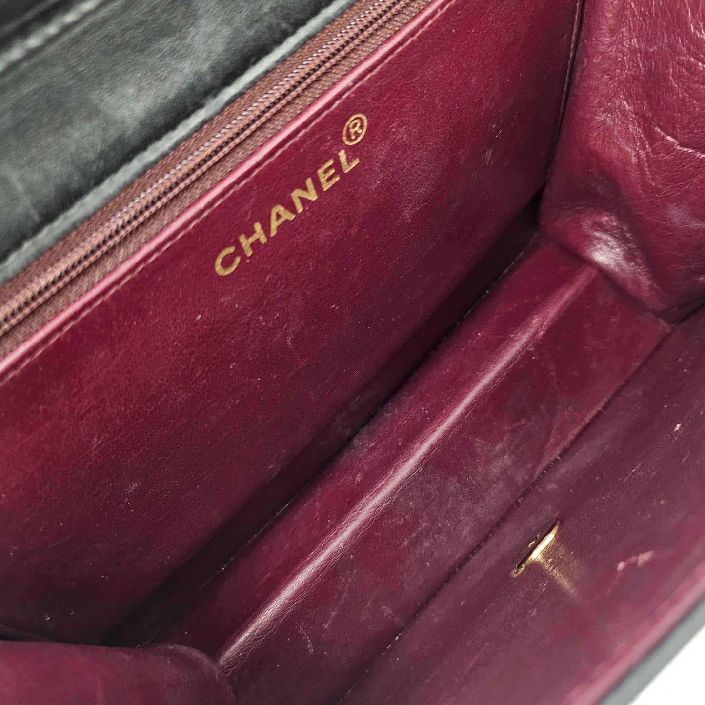 Vintage Timeless Classic Single Flap in Black Lambskin 1994 - 1996