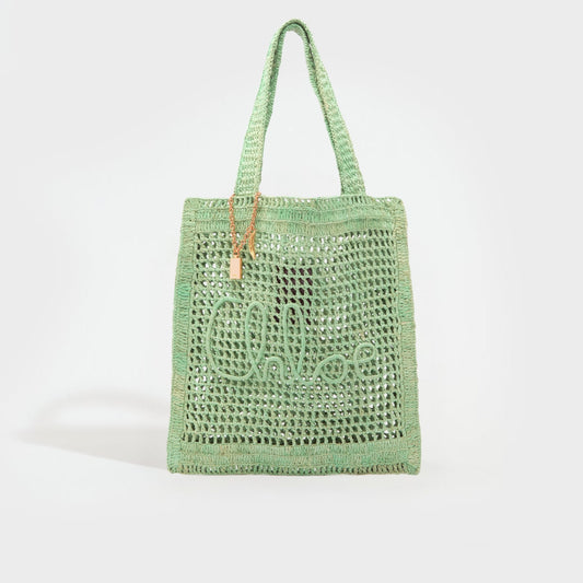 Summer Banana Tote in Sage Green