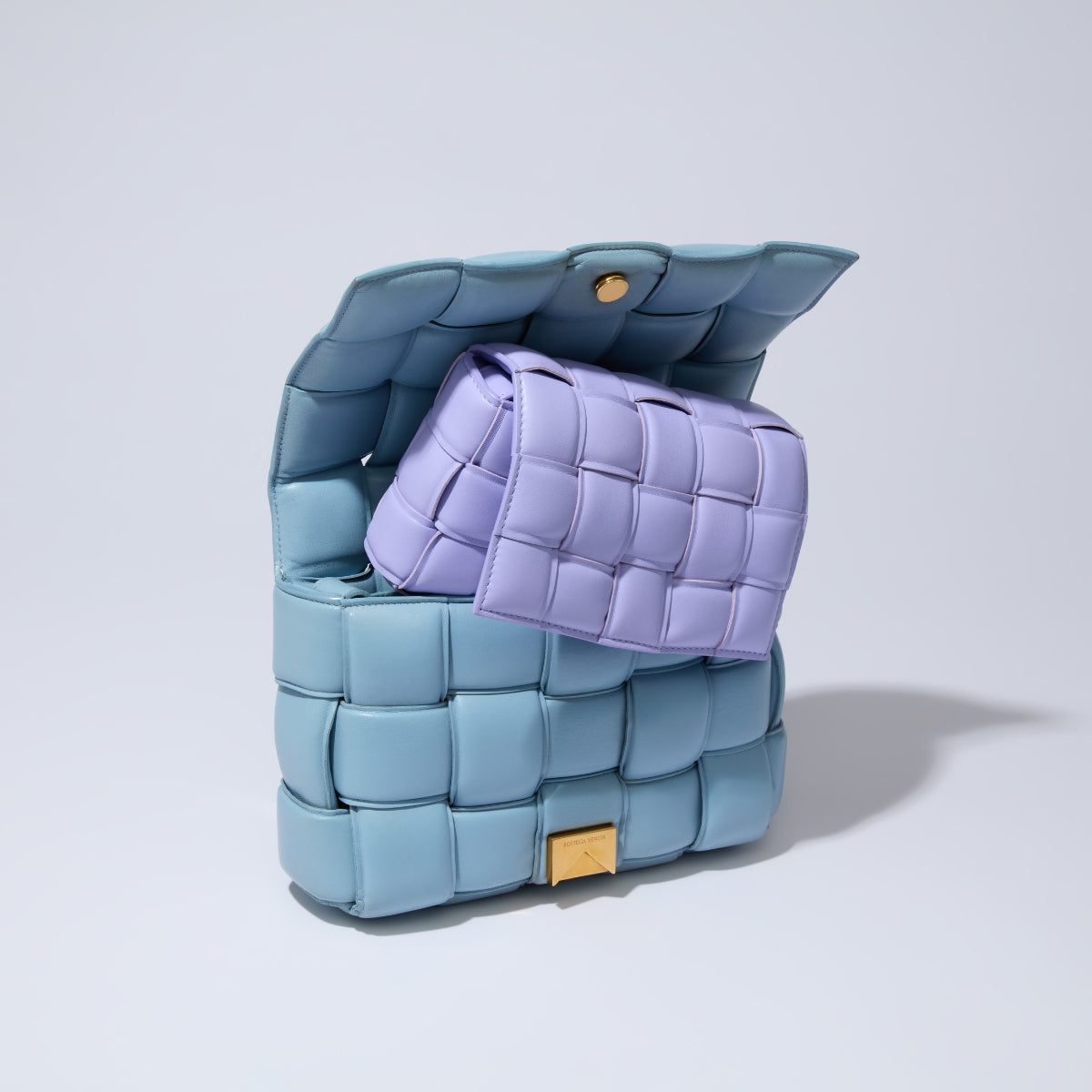 Small Padded Cassette Bag in Amethyst