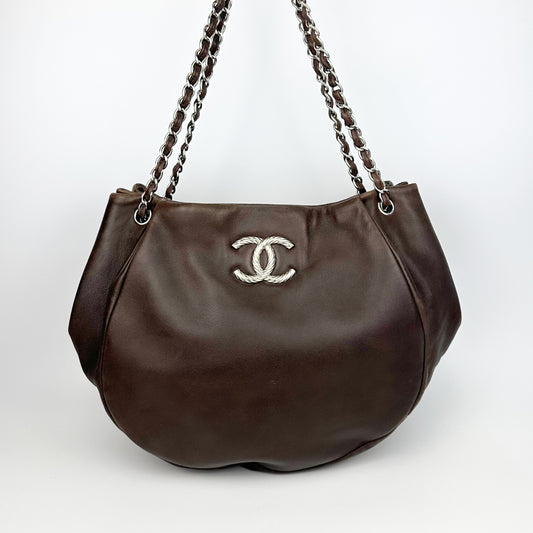 Vintage Sensual CC Tote in Brown Leather