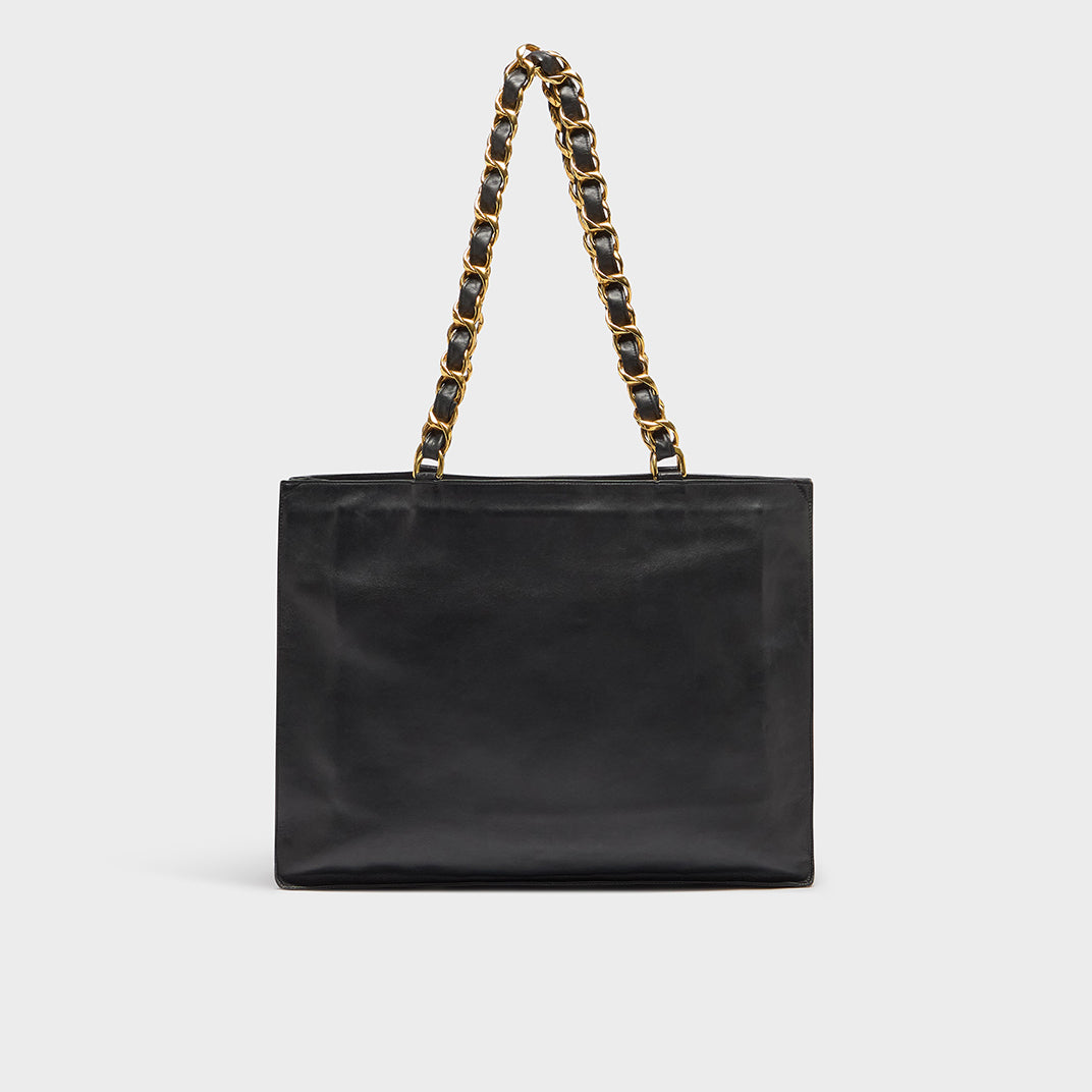 Large CC Tote in Black 1990
