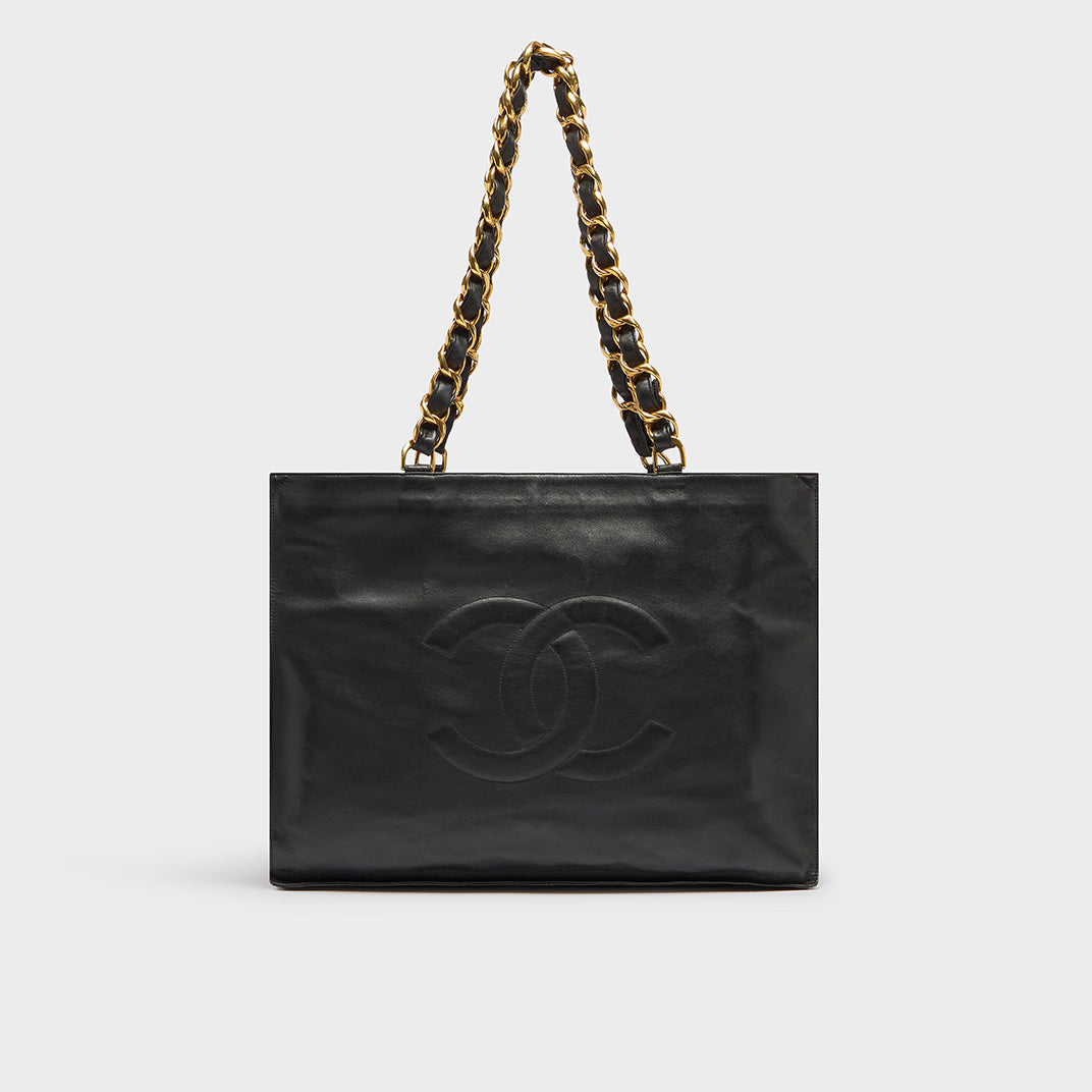 Large CC Tote in Black 1990