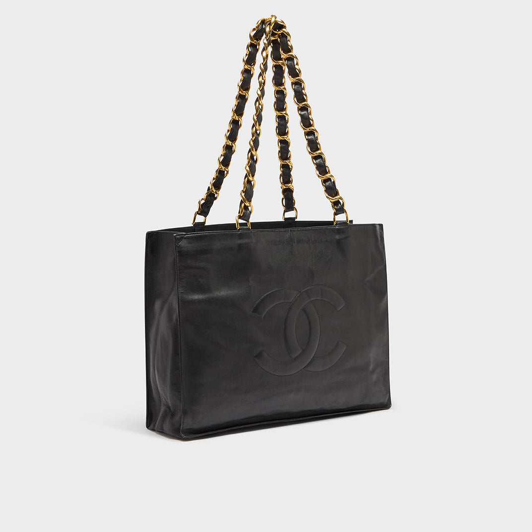 Large CC Tote in Black 1990