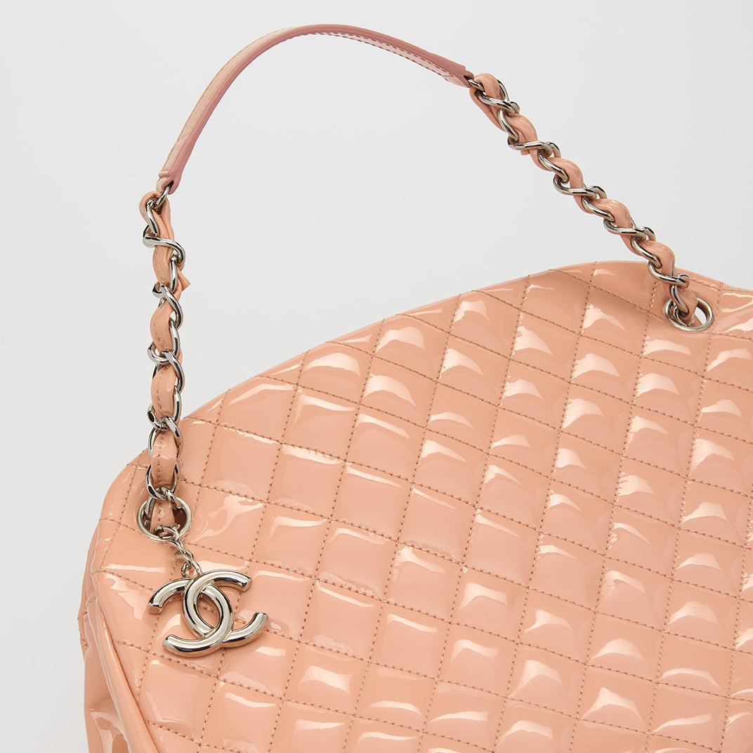 Mademoiselle Shoulder Bag in Pink Patent Leather 2012 - 2013
