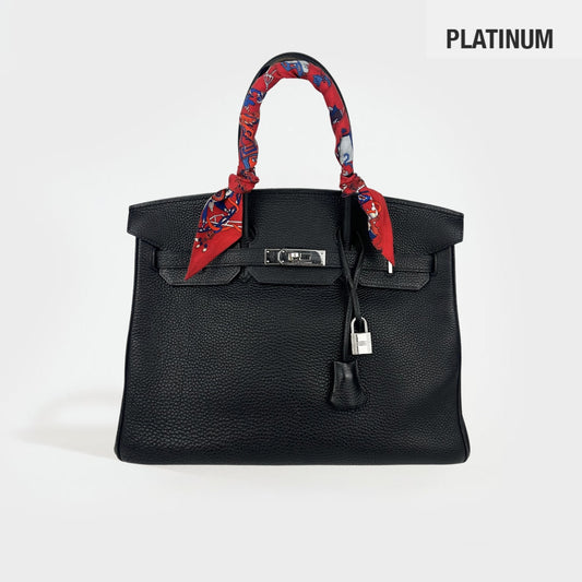 Clemence Leather Birkin 35 in Black 2004