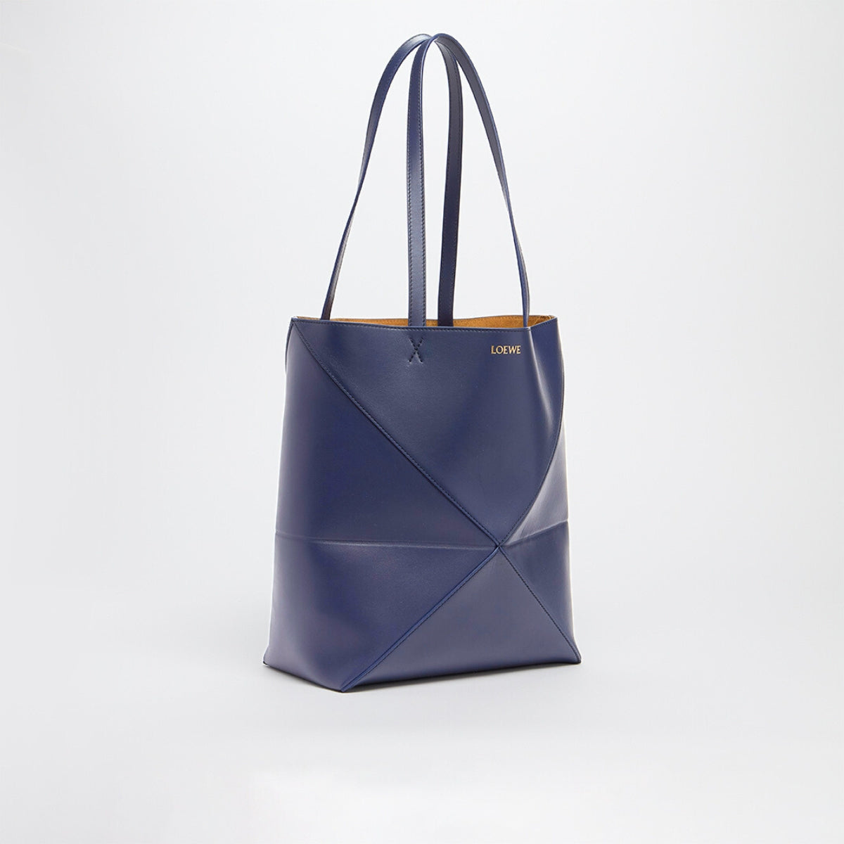 Puzzle Fold Tote in Abyss Blue