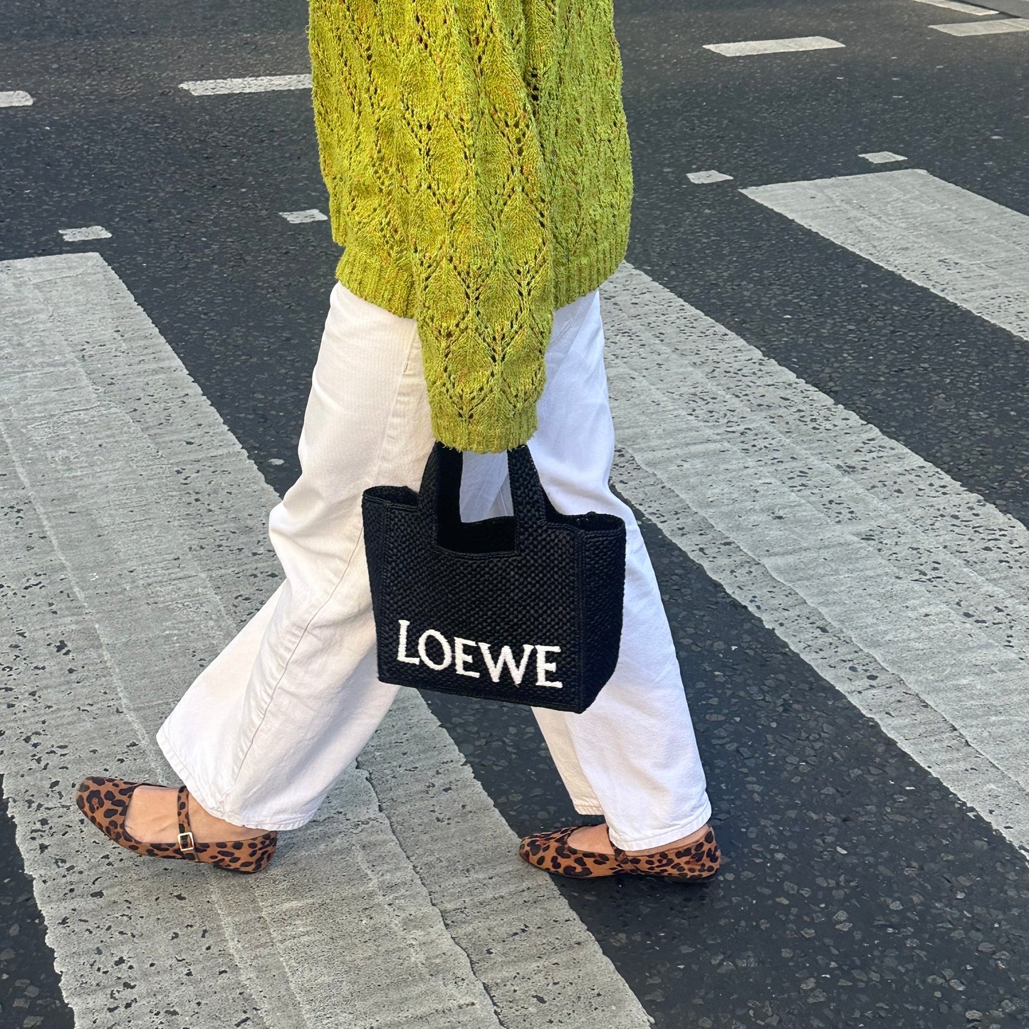 X Paula's Ibiza Small Raffia Tote in Black