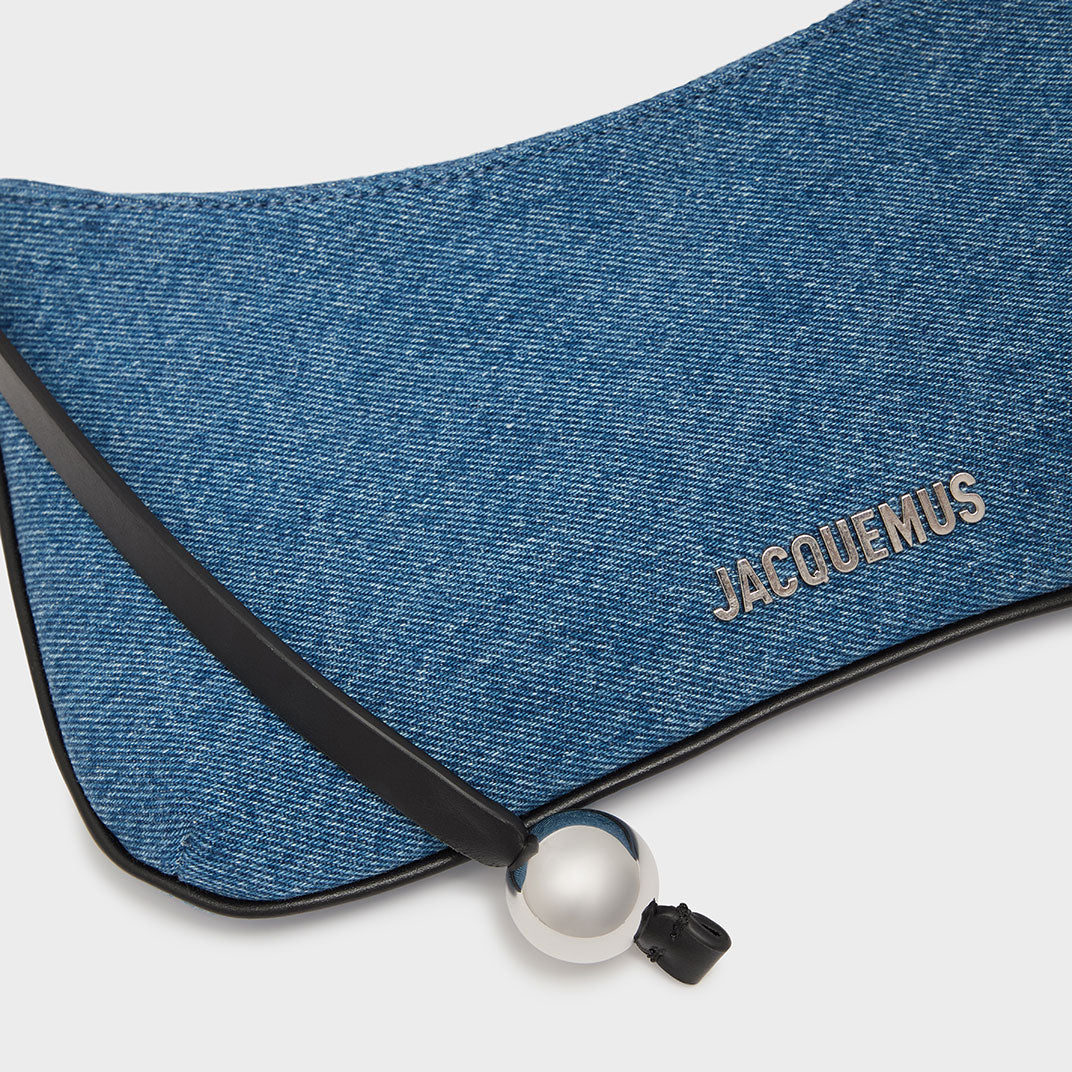 Le Bisou Perle Shoulder Bag in Denim