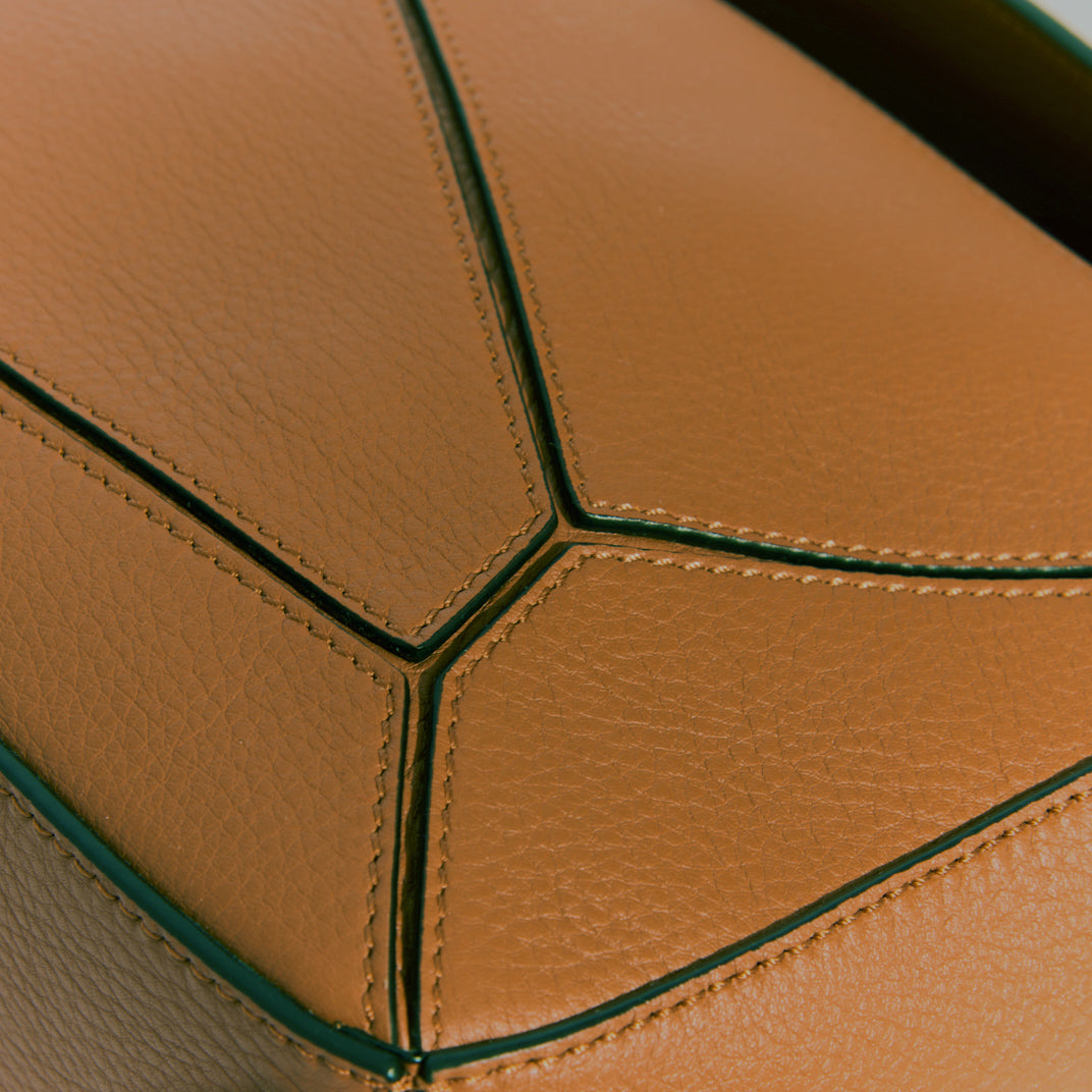 Medium Puzzle Bag in Light Tan Smooth Leather