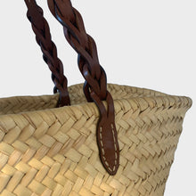 Load image into Gallery viewer, PRADA Natural Fibre and Leather Basket [ReSale]