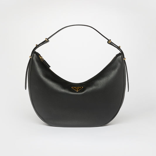 Arqué Large Shoulder Bag in Black