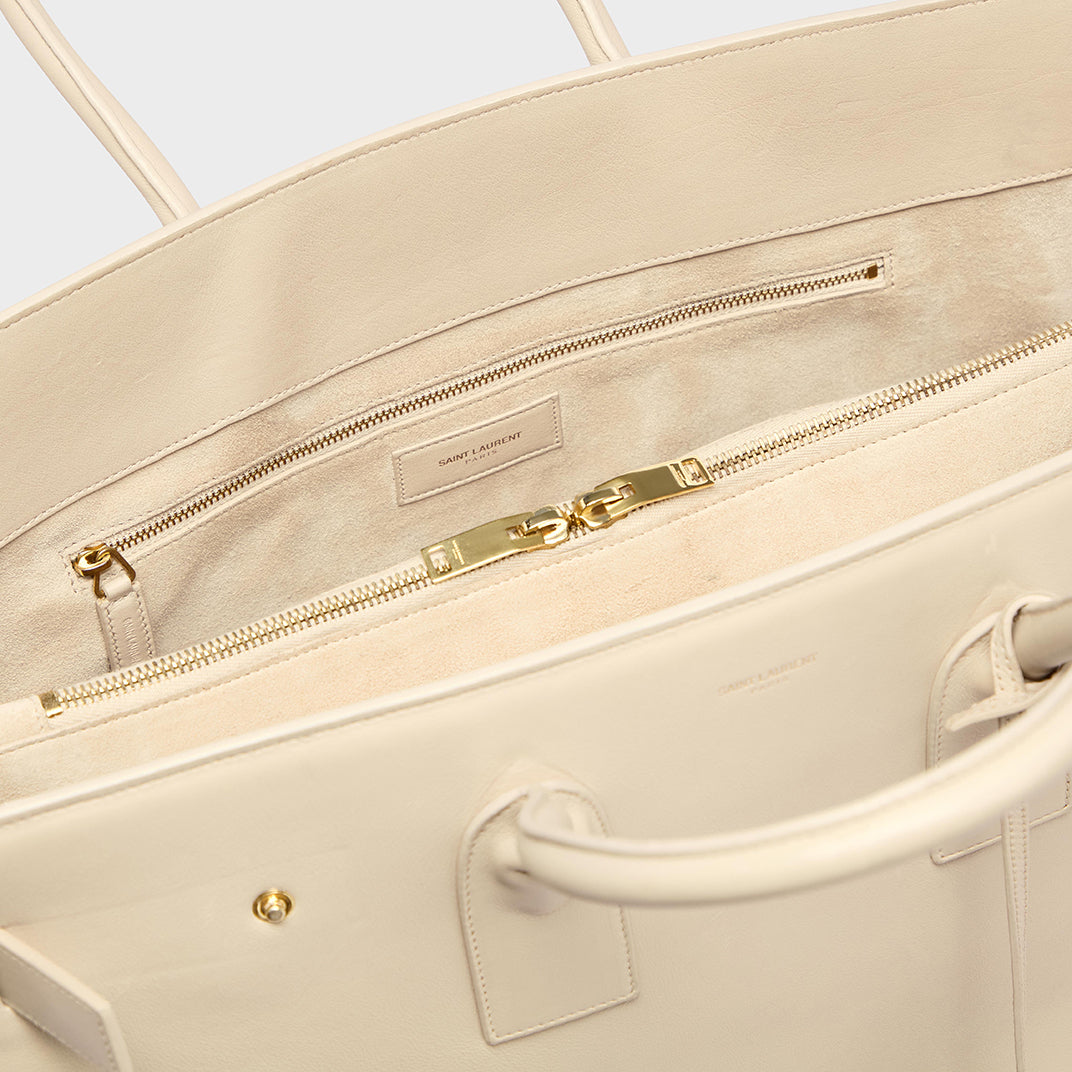 Sac de Jour Large in Beige Leather