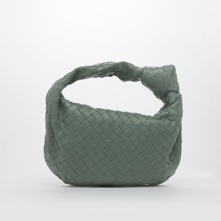 Teen Jodie Intrecciato Leather Bag in Green