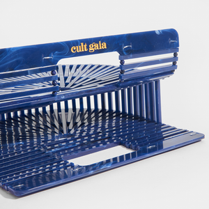 CULT GAIA Ark Clutch in Royal Blue Acrylic