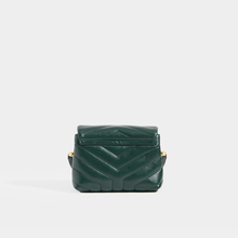 Load image into Gallery viewer, SAINT LAURENT Toy LouLou Shoulder Bag in Dark Green