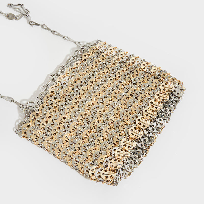 PACO RABANNE Iconic 1969 Chain Shoulder Bag COCOON