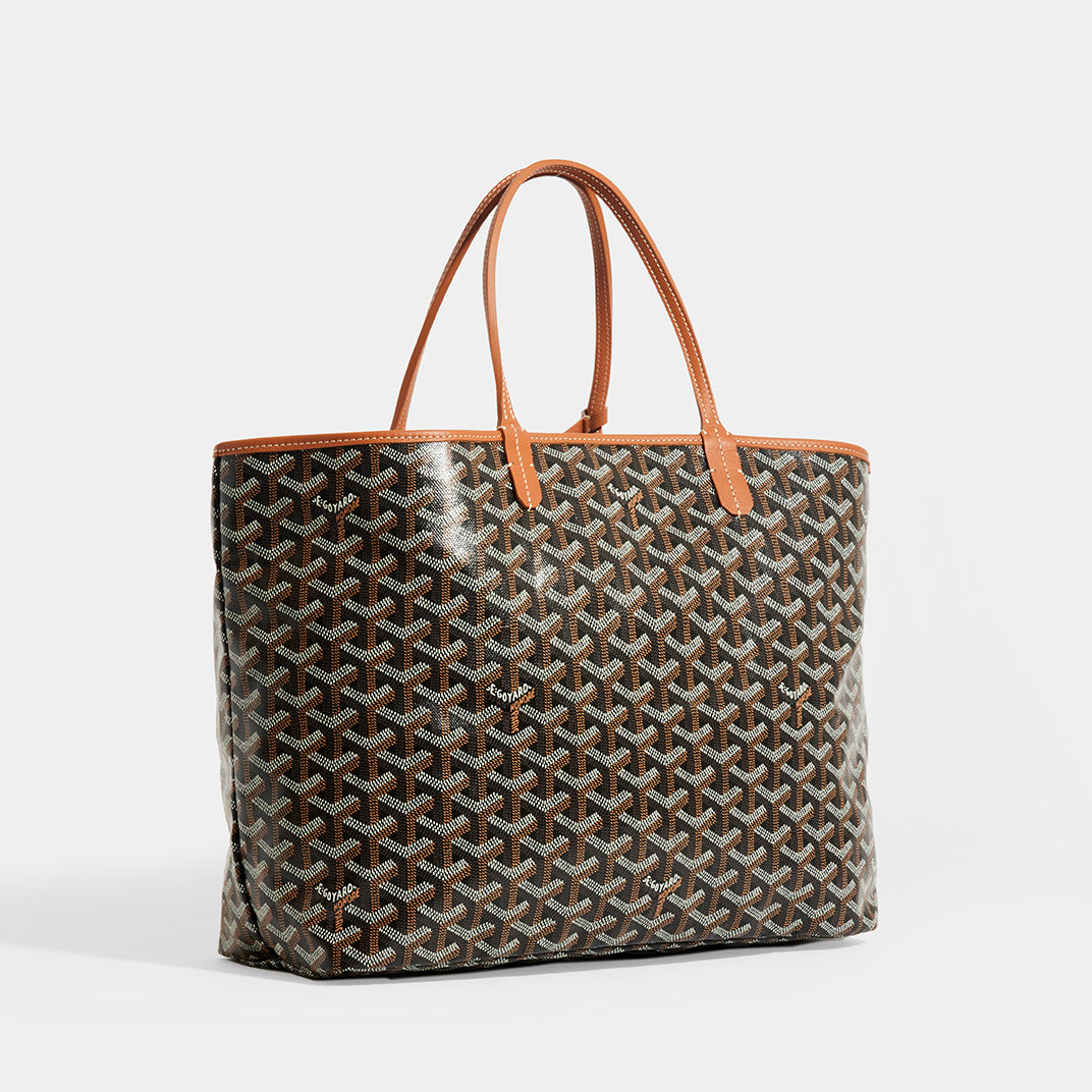 Goyard St. Louis Tote GM Tan/Black – Coco Approved Studio