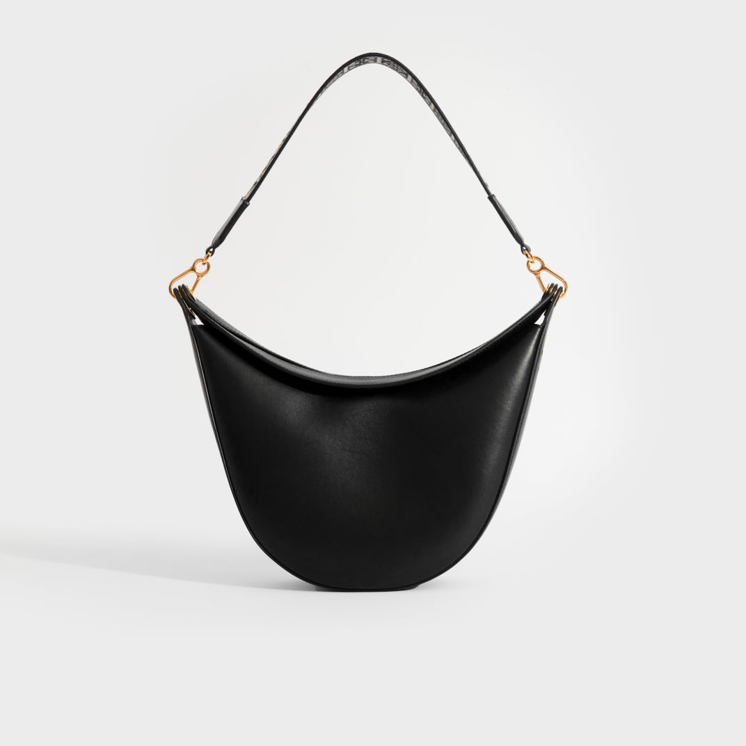 Moon pochette leather handbag