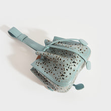 Load image into Gallery viewer, ALAÏA Rose Marie Embellished Laser-Cut Leather Bucket Bag