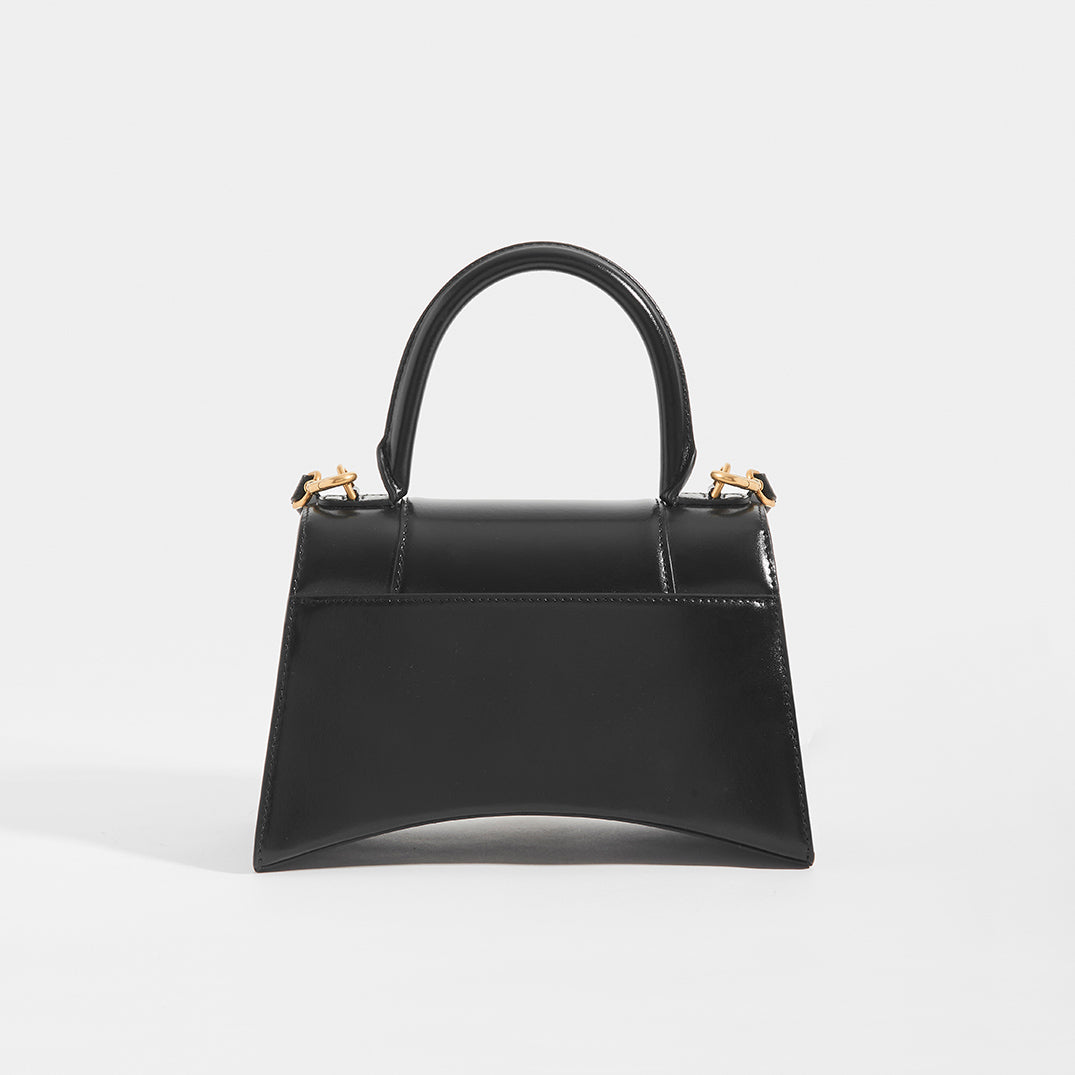 Small Hourglass Bag in Black