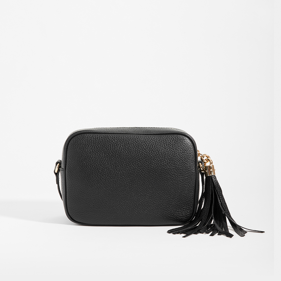 Soho small leather discount disco bag black