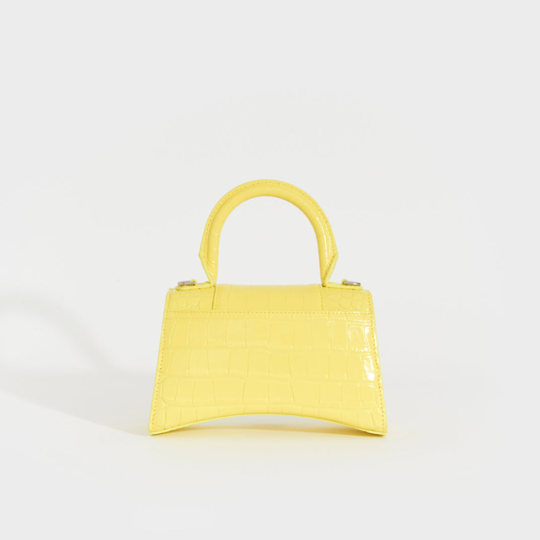 BALENCIAGA XS Hourglass Top Handle Bag COCOON