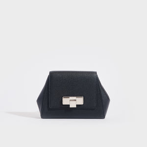 BOTTEGA VENETA Geometric Leather Belt Bag in Black