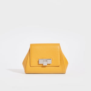 BOTTEGA VENETA Geometric Leather Belt Bag in Yellow [ReSale]