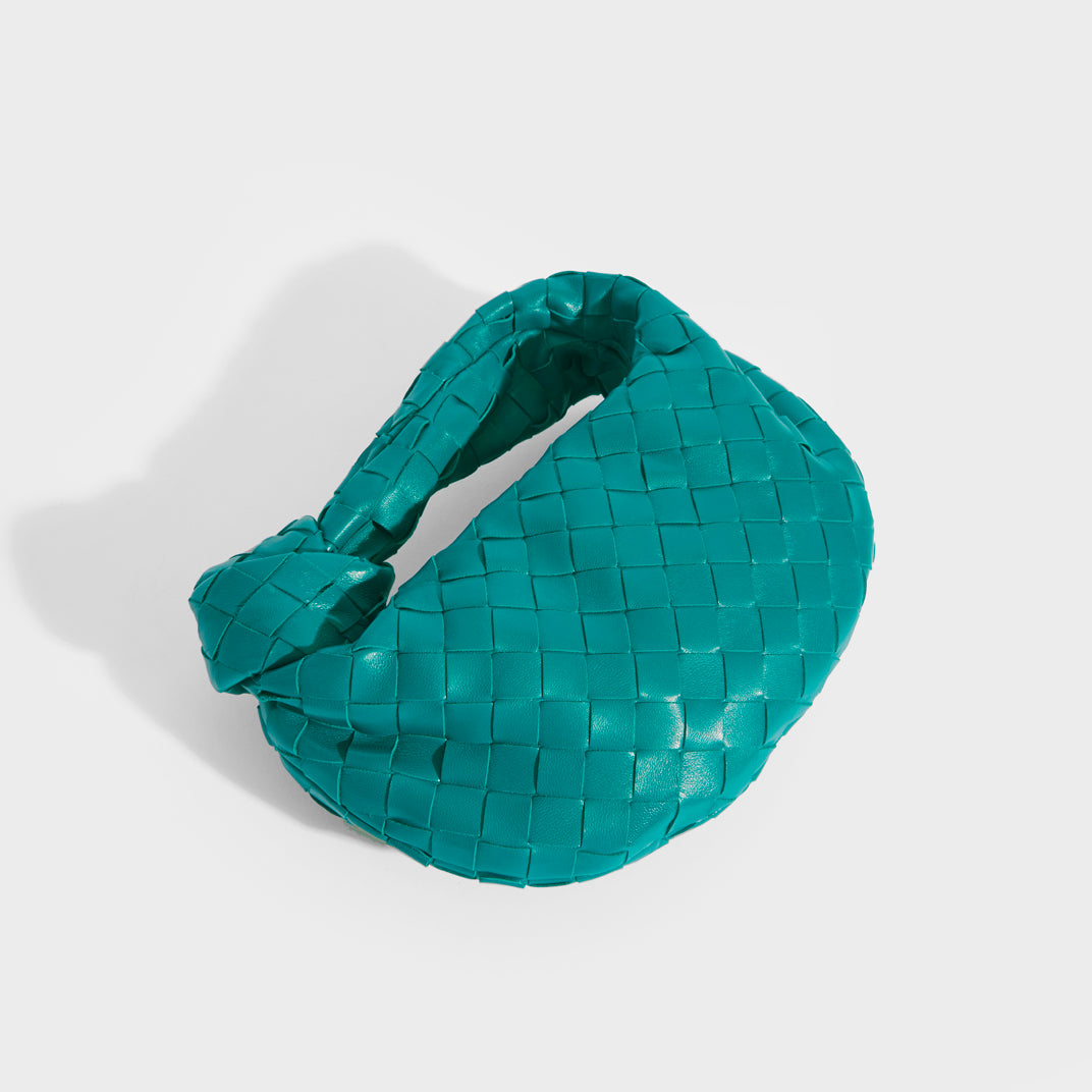Mini Jodie Intrecciato Leather Bag in Mallard