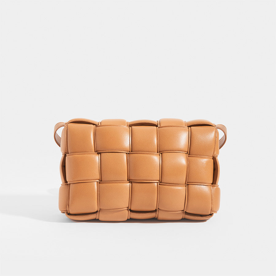 Bottega Veneta® Padded Cassette in Caramel. Shop online now.