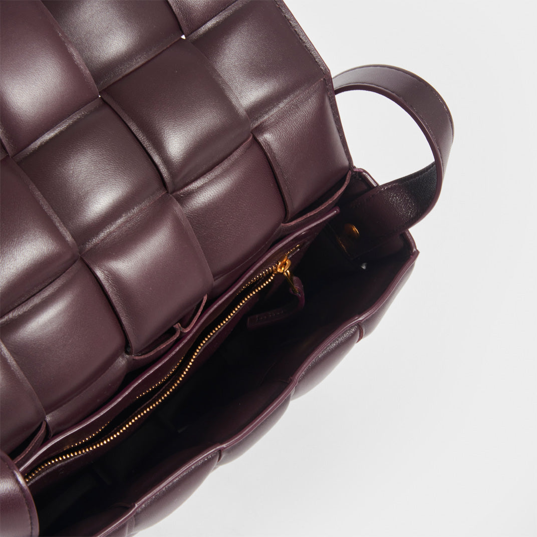 Padded Cassette Bag in Grape