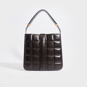 BOTTEGA VENETA The Padded Marie Leather Shoulder Bag in Fondente