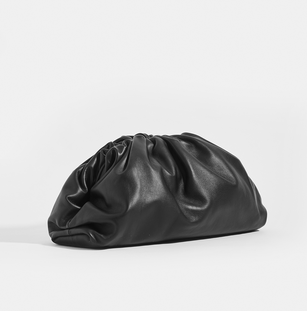 The Pouch Leather Clutch in Black