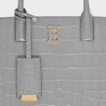 Load image into Gallery viewer, BURBERRY Mini Frances Bag in Cloud Grey Embossed Leather