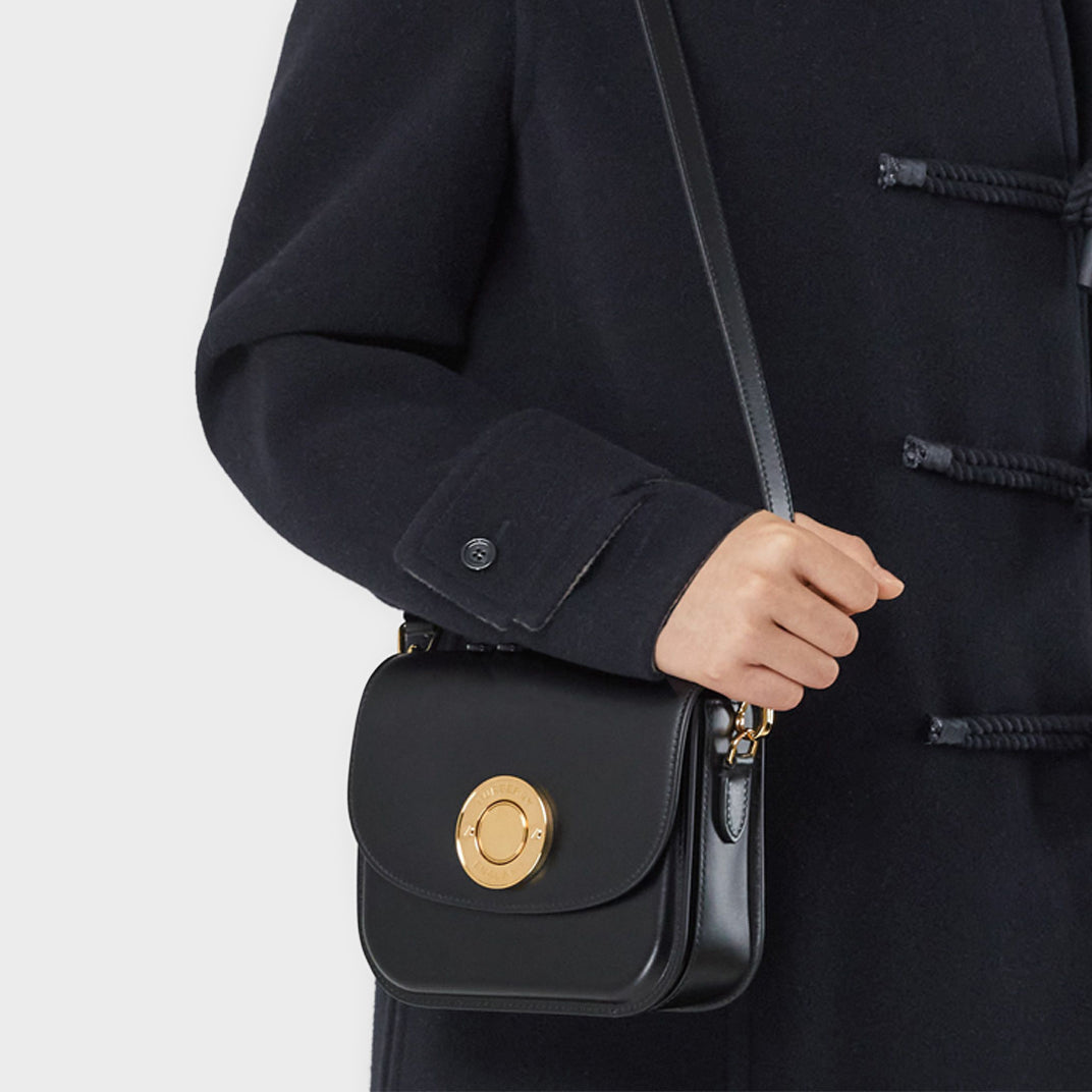 Burberry black cheap satchel