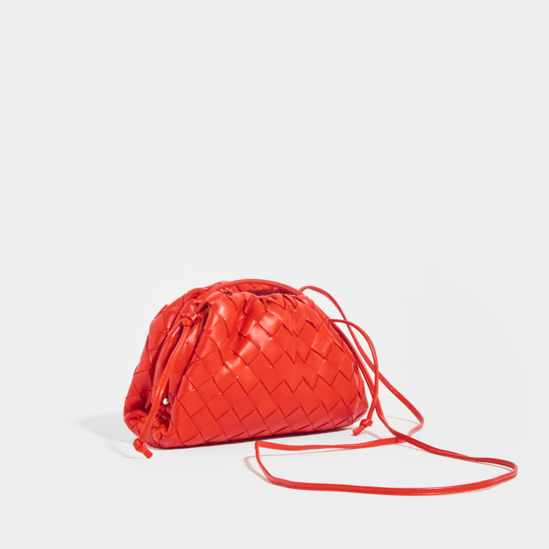 Buy BOTTEGA VENETA The Mini Pouch 20 Woven Clutch