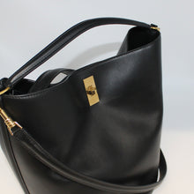 Load image into Gallery viewer, CELINE Bucket 16 Leather Shoulder Bag in Black