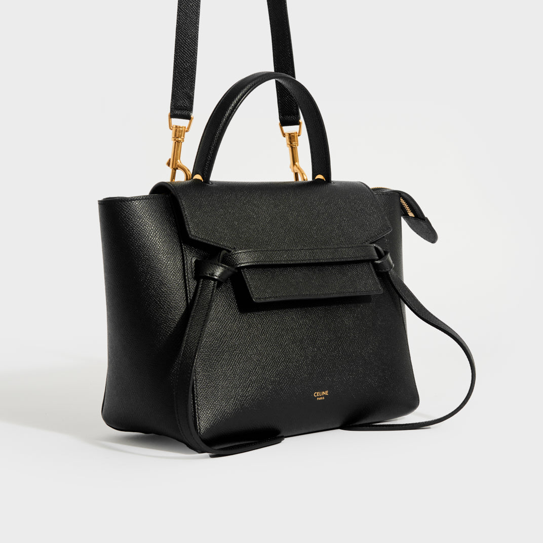 CELINE MICRO BELT BAG - MICRO BELT BAG IN GRAINED CALFSKIN