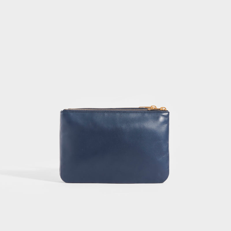 CELINE Small Trio Bag in Navy