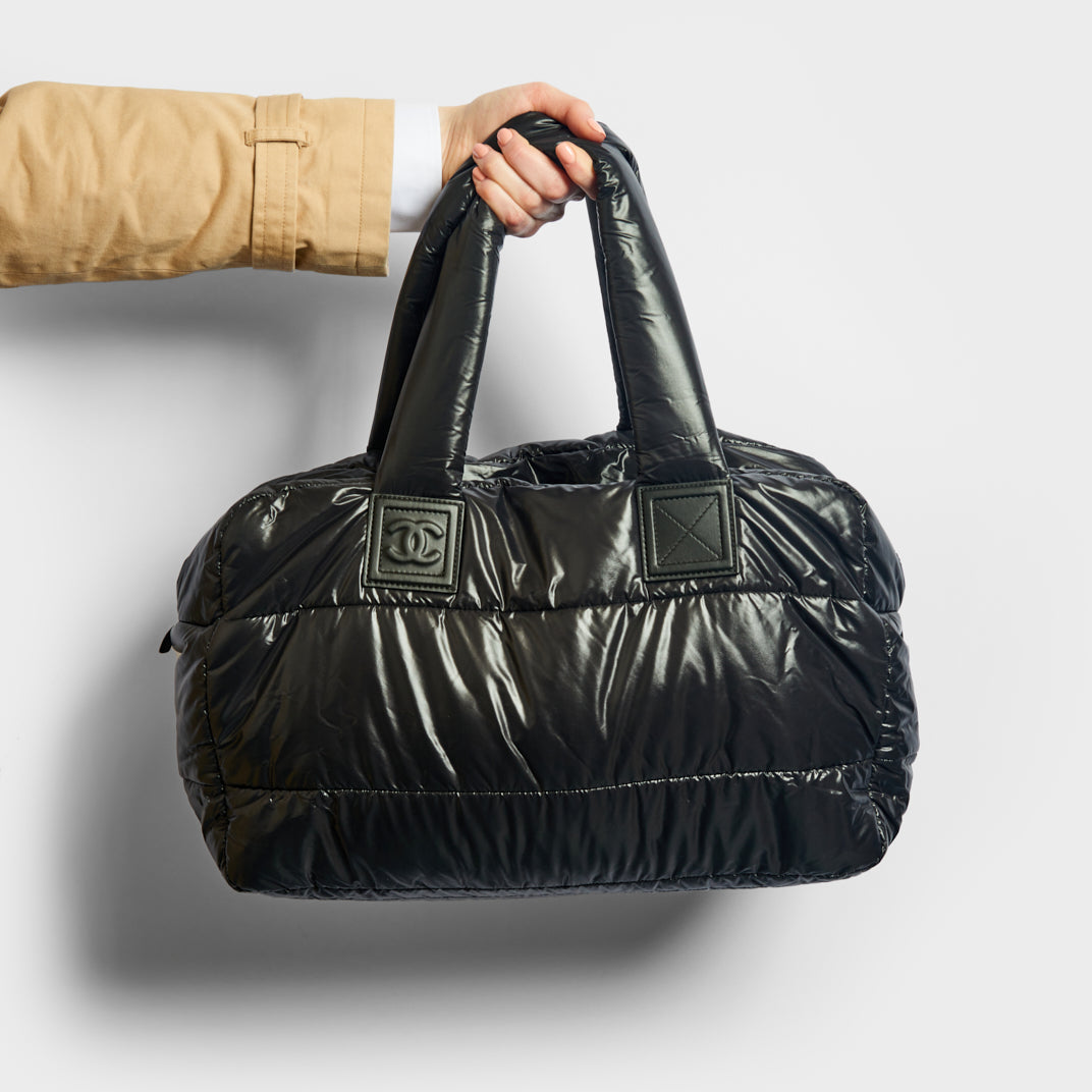 Chanel nylon tote clearance