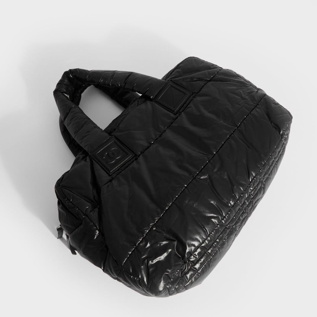 Coco Cocoon Nylon Tote Bag in Black 2008 - 2009