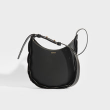 Load image into Gallery viewer, CHLOÉ Darryl Small Leather Shoulder Bag in Black