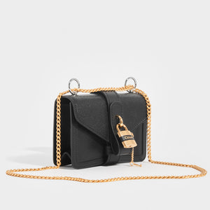 CHLOÉ Mini Aby Chain Leather Shoulder Bag