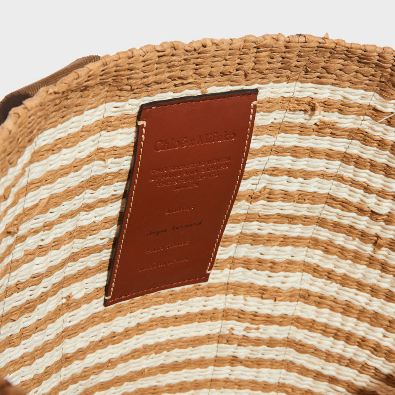 Chloe best sale raffia tote