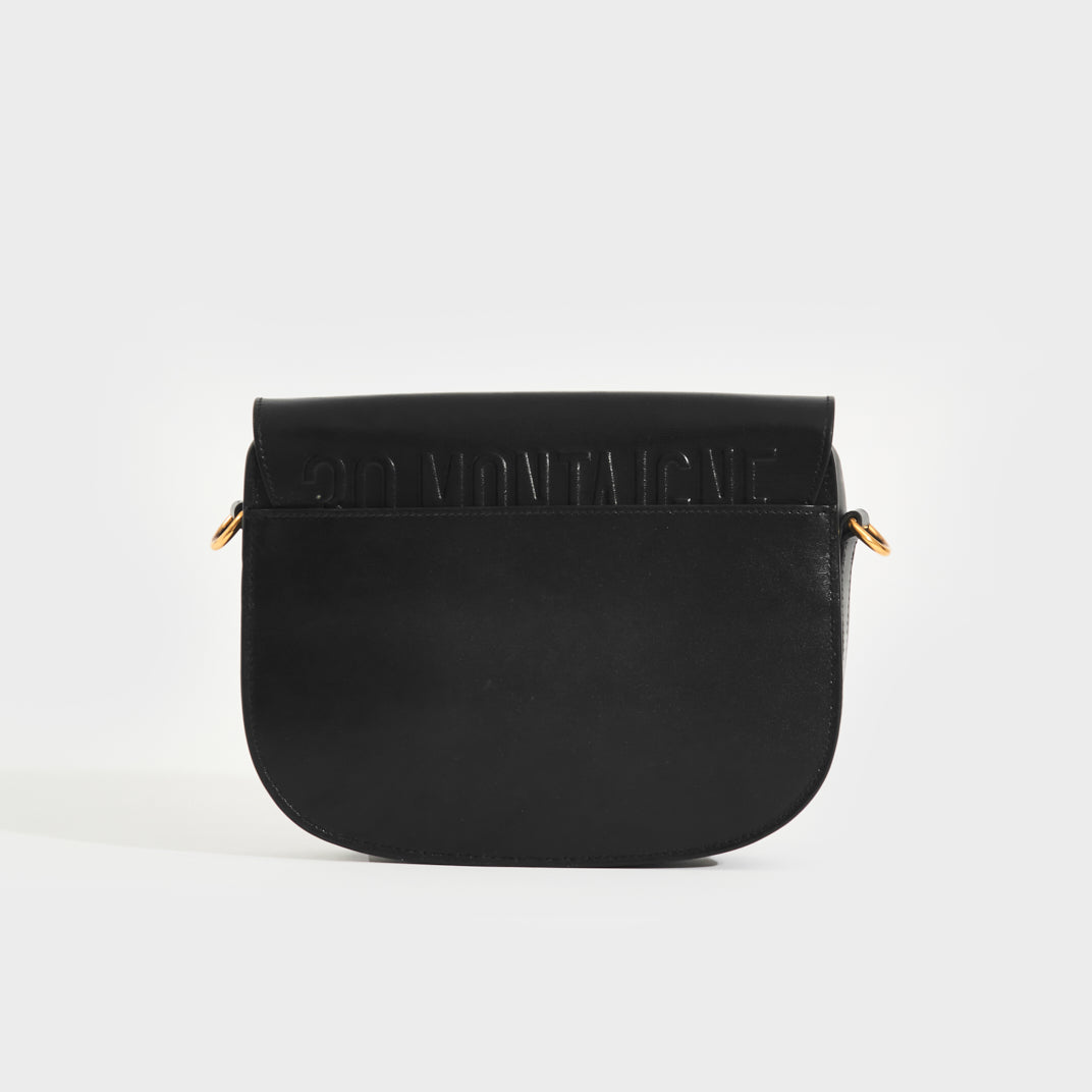 DIOR Medium Bobby Bag in Black Leather COCOON