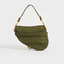 Load image into Gallery viewer, CHRISTIAN DIOR Trotter Saddle Canvas Shoulder Bag in Khaki
