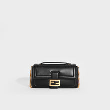Load image into Gallery viewer, FENDI Baguette Chain Shoulder Bag in Black Nappa Leather