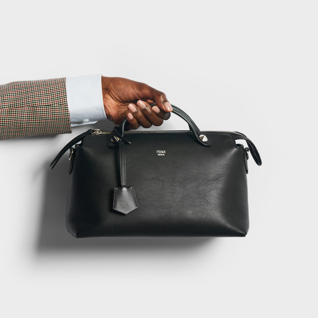 FENDI By the Way Medium Bag Black Leather COCOON