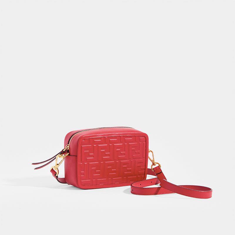 FENDI Mini Camera Bag in Red